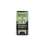 All Natural Anti-Chafe Stick by Squirrel's Nut Butter in original blend, protective salve for skin prone to chafing and blisters