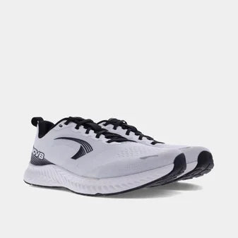 RoadFly - Women running shoes by Inov8 in white and black, designed for fast road running with streamlined trail technology.