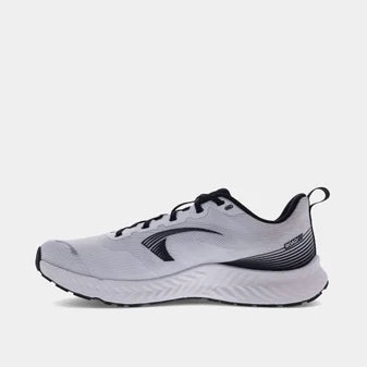 RoadFly - Women by Inov8 white and black road running shoe designed for fast pavement, path, and road running with trail shoe technology removed.