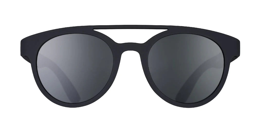 Professor 00G by Goodr in black matte, stylish USA-based glasses designed for scholars with a quirky, sophisticated vibe