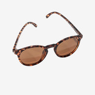 Dipsea by Sunski in tortoise with brown lenses, round frame sunglasses blending city style with outdoor spirit for men and women