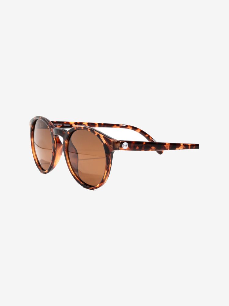 Dipsea by Sunski in tortoise shell with brown lenses, round frame sunglasses blending city style with outdoor spirit for men and women