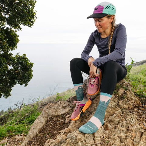 Bear Town Micro Crew Lightweight Hiking Sock - Women