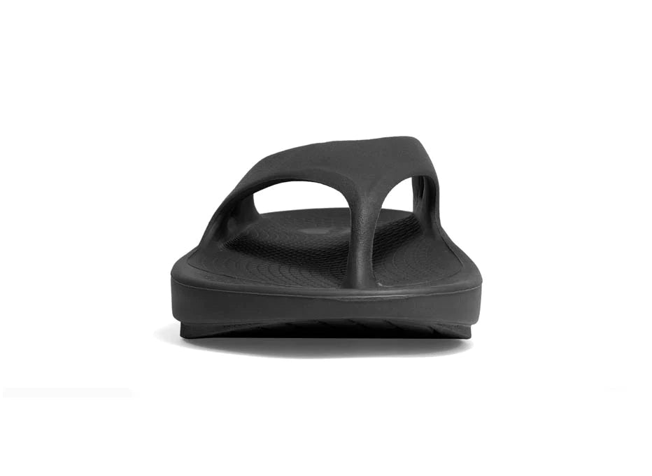 OOriginal - Unisex by Oofos in black, lightweight recovery sandal with OOfoam technology for superior comfort and support.