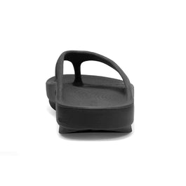 OOriginal - Unisex by Oofos in black slide sandal with OOfoam recovery technology for comfort and support after running and outdoor use