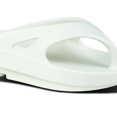 OOriginal - Unisex by Oofos in white, lightweight recovery slides with OOfoam technology for superior comfort and support