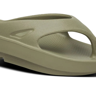 OOriginal - Unisex by Oofos in olive green, recovery slides with OOfoam technology for comfort and support after running and outdoor use