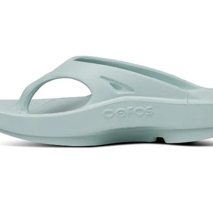 OOriginal - Unisex by Oofos in light blue slides with OOfoam recovery technology for superior comfort and impact absorption