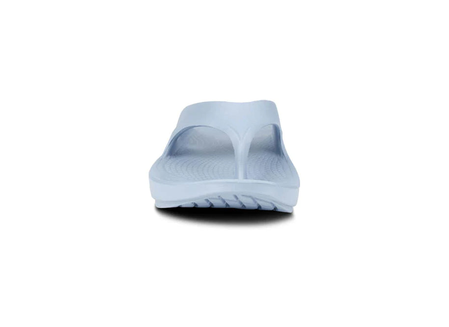 OOriginal - Unisex by Oofos in light blue with OOfoam recovery technology, comfortable slides for post-running recovery and casual wear