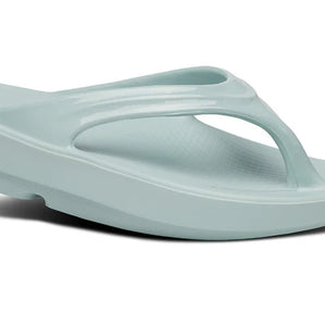 OOlala - Women by Oofos in light blue with patented OOfoam footbed that absorbs impact for all-day comfort and stylish casual wear
