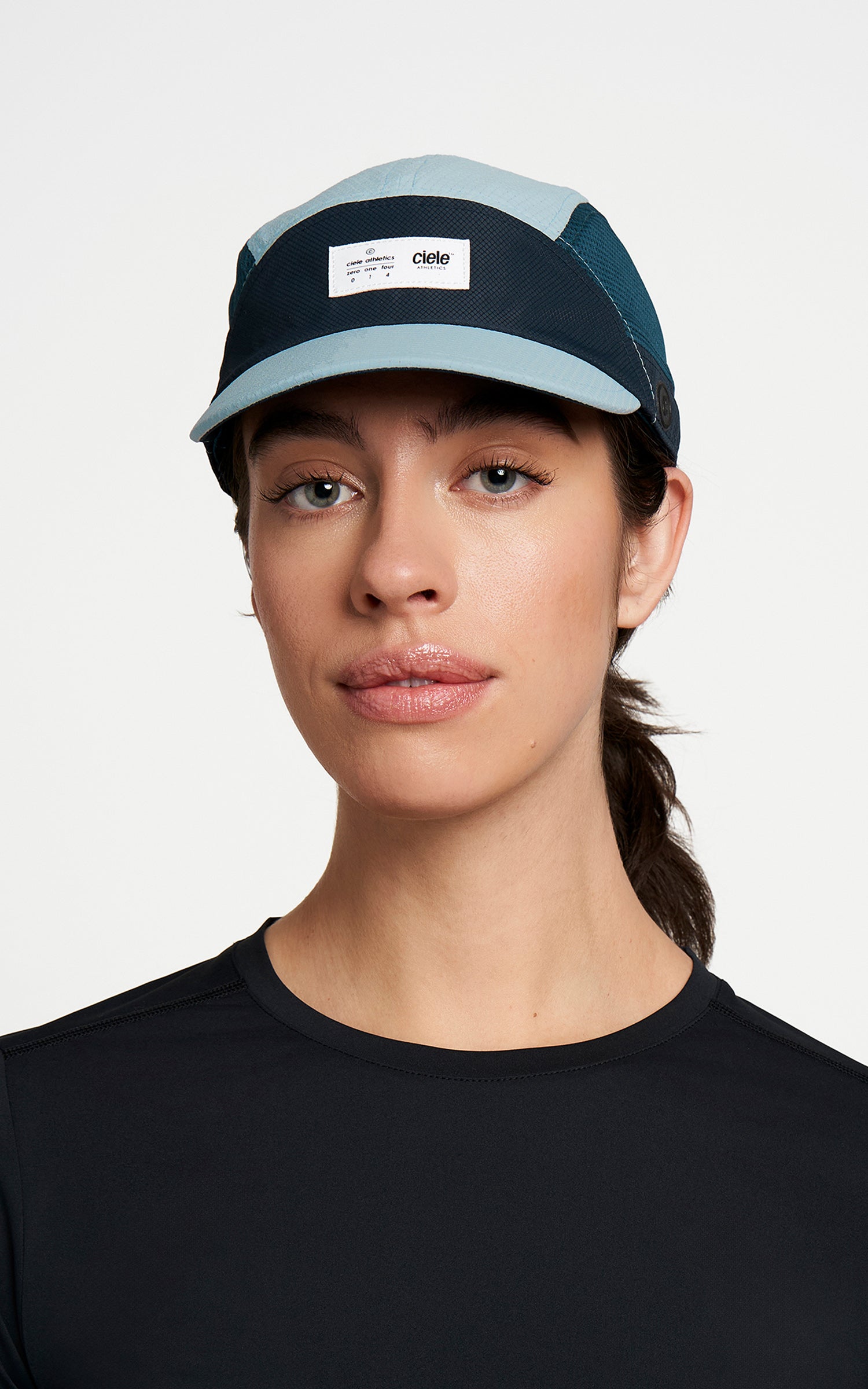 FSTCap SC - ZOF by Ciele in blue tones with low profile cycling brim, lightweight headwear for running and outdoor use in Canada