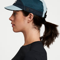 FSTCap SC - ZOF by Ciele in light blue and navy with cycling-inspired brim, low profile headwear for running and outdoor use from Canada