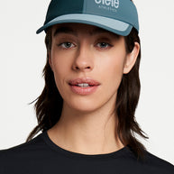 FSTVisor Dual SC - Athletics by Ciele in blue with SOFTcurve brim and stretch fit for comfortable, technical running headwear from Canada