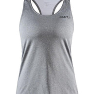 ADV Essence Singlet - Women by Craft in grey, soft recycled polyester with moisture transport, ideal for everyday training and running