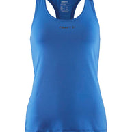 ADV Essence Singlet - Women by Craft in blue, soft recycled polyester with moisture transport, ideal for everyday training and running