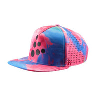 CTM Distance Tech Trucker Cap by Craft in pink and blue, breathable mesh lining, moisture-wicking, ideal for running and outdoor use