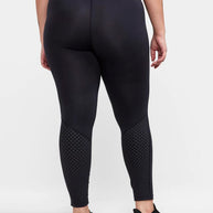 ADV Essence Plus Tights - Women by Craft in black with high waist and wide waistband for comfort during intense training workouts