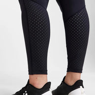 ADV Essence Plus Tights - Women by Craft in black with reflective dots, high waist and wide waistband for comfort during intense training