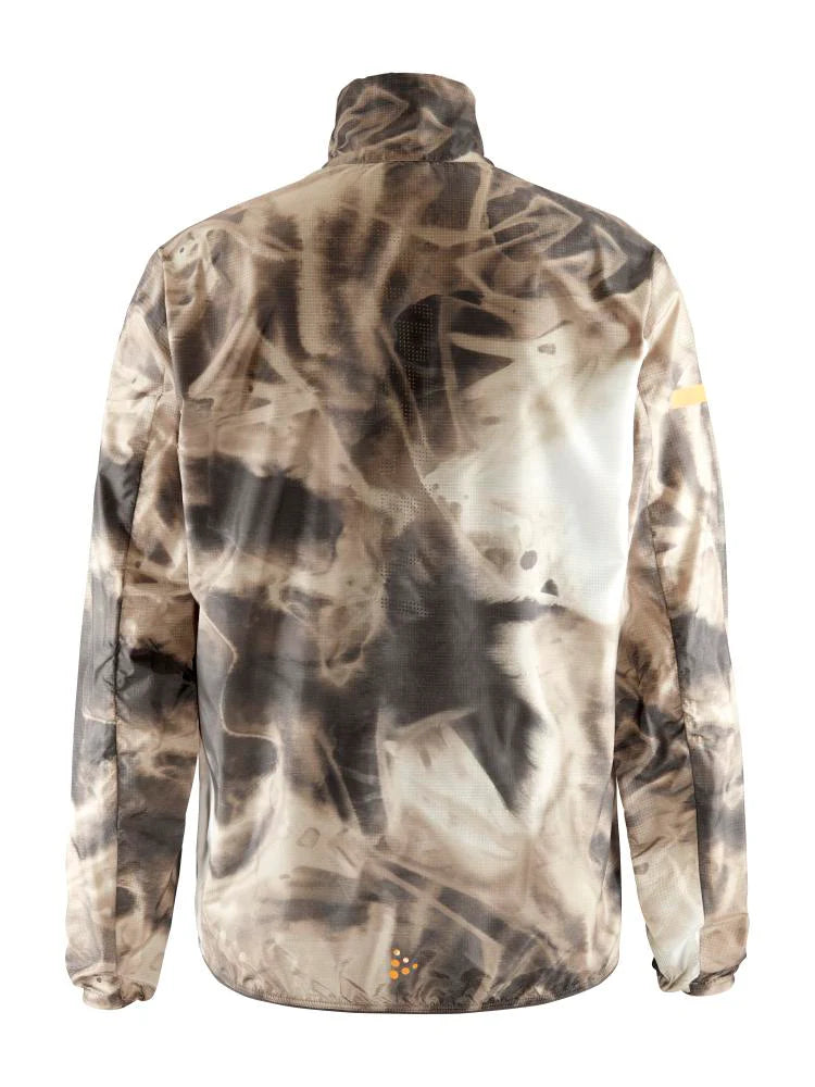Pro Hypervent Jacket 2 - Men by Craft in brown and beige, ventilated running jacket designed for dedicated runners with soft, lightweight fabric