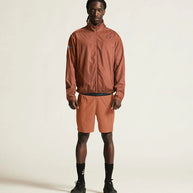 Pro Hypervent Jacket 2 - Men by Craft in rust color, highly ventilated running jacket for dedicated athletes with soft, lightweight fabric