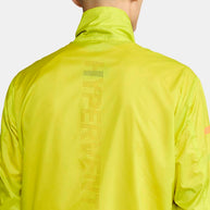 Pro Hypervent Jacket 2 - Men by Craft in bright yellow, super-soft ventilating running jacket for pro runners