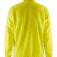 Pro Hypervent Jacket 2 - Men by Craft in bright yellow, ventilating running jacket with super-soft fabric for intense workouts