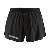 Pro Hypervent Split Shorts 2 - Men by Craft in black, lightweight ventilating running shorts ideal for intense summer workouts.
