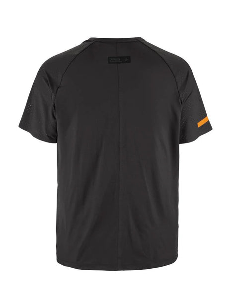 PRO Hypervent Tee 2 - Men by Craft in black with lightweight ventilation, designed for high-intensity running in hot conditions