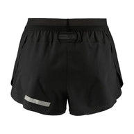 Pro Hypervent Split Shorts 2 - Women by Craft in black, lightweight ventilating running shorts for hot weather intense workouts
