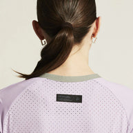Pro Hypervent Tee 2 - Women by Craft in light purple with ventilation holes, lightweight running tee for cooling in hot conditions