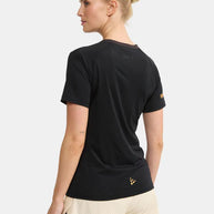 Pro Hypervent Tee 2 - Women by Craft in black, lightweight running tee with ventilation and cooling for hot weather performance