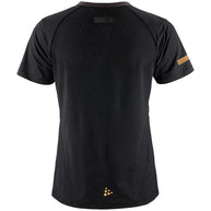 Pro Hypervent Tee 2 - Women by Craft in black with lightweight ventilation, designed for high-intensity running in hot conditions