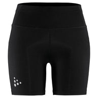 PRO Hypervent Short Tights 2 - Women by Craft in black, recycled poly running tights designed for performance and dedicated training use