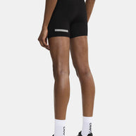 PRO Hypervent Short Tights 2 - Women by Craft in black, recycled poly short running tights designed for dedicated outdoor runners