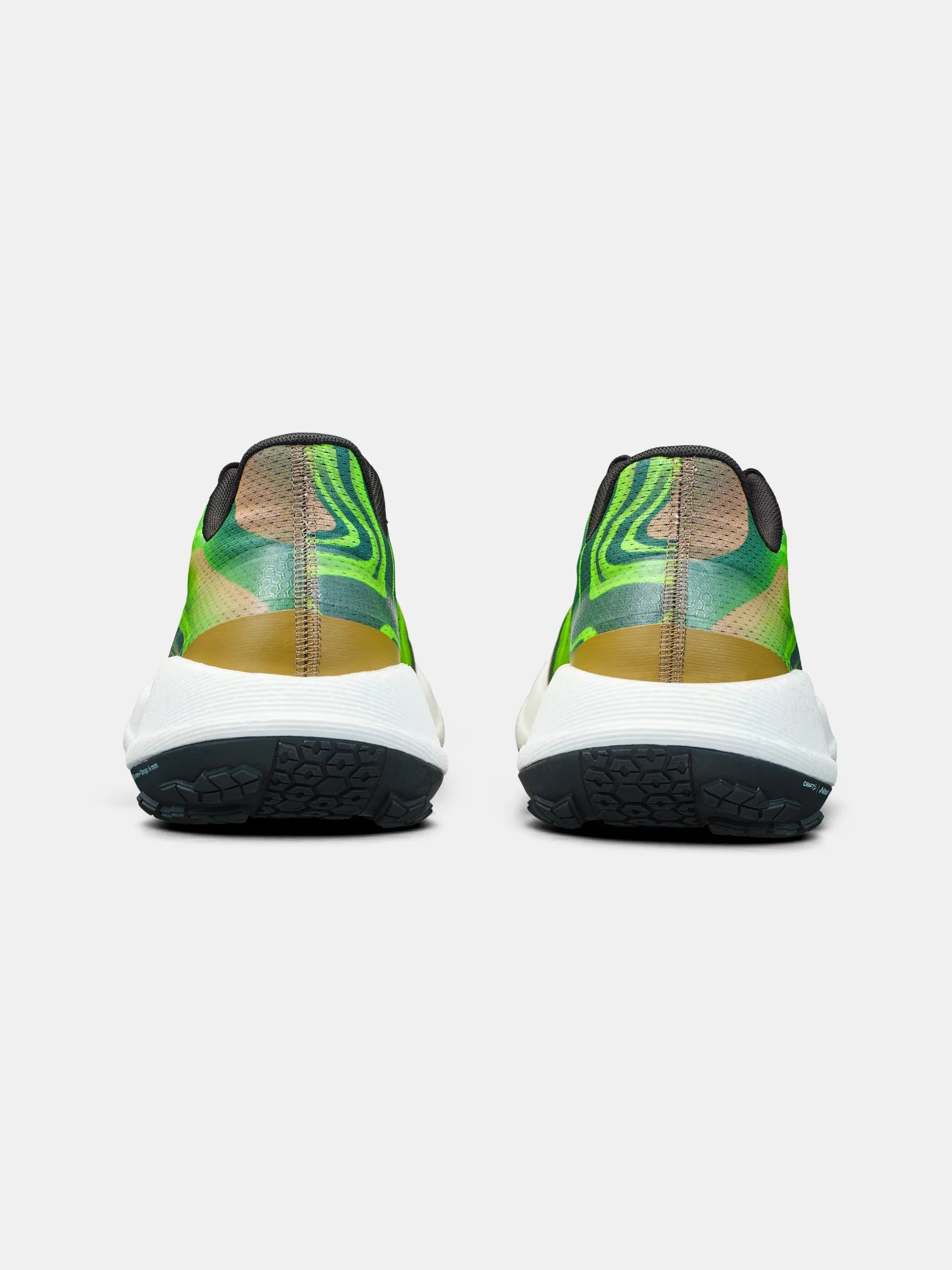 Xplor - Men by Craft in green and brown, versatile pro-grade running shoe with durable sole for trail running and exploration