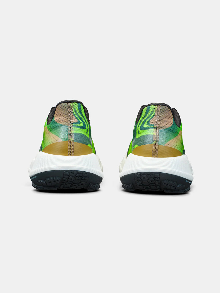 Xplor - Men by Craft in green and brown, versatile pro-grade running shoe with durable sole for trail running and exploration