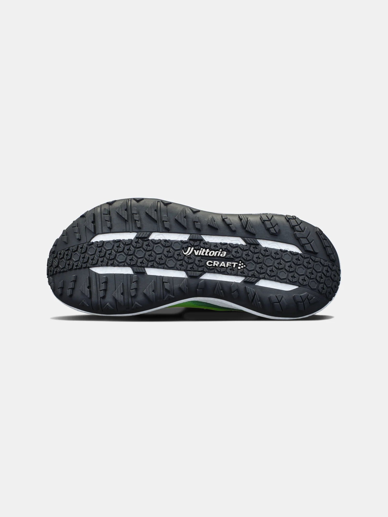 Xplor - Men by Craft in black and green with durable outsole designed for versatile trail running and outdoor exploration