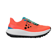 Xplor - Men by Craft in bright orange and turquoise, versatile pro-grade running shoe for trail and hybrid outdoor use