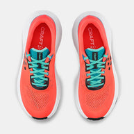 Xplor - Men by Craft in bright coral with teal laces, versatile pro-grade running shoe for trail and road use