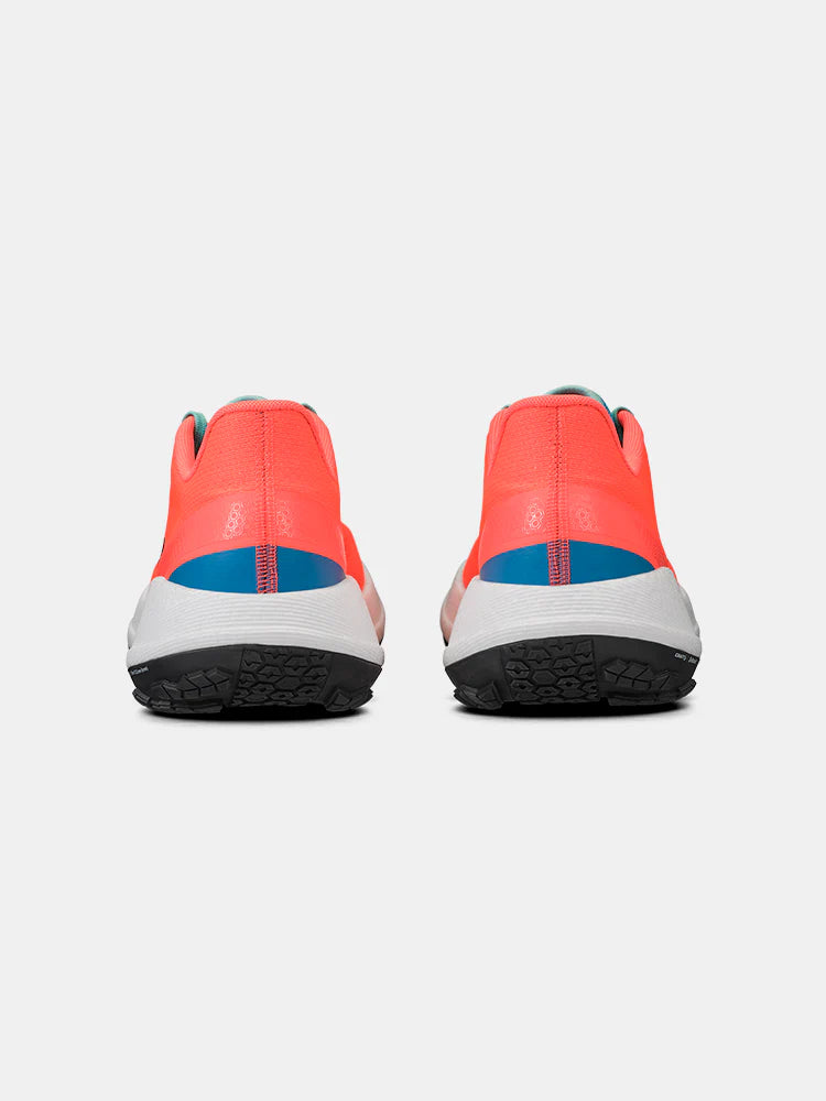 Xplor - Men by Craft in coral and blue, versatile pro-grade running shoe designed for trail running and outdoor exploration