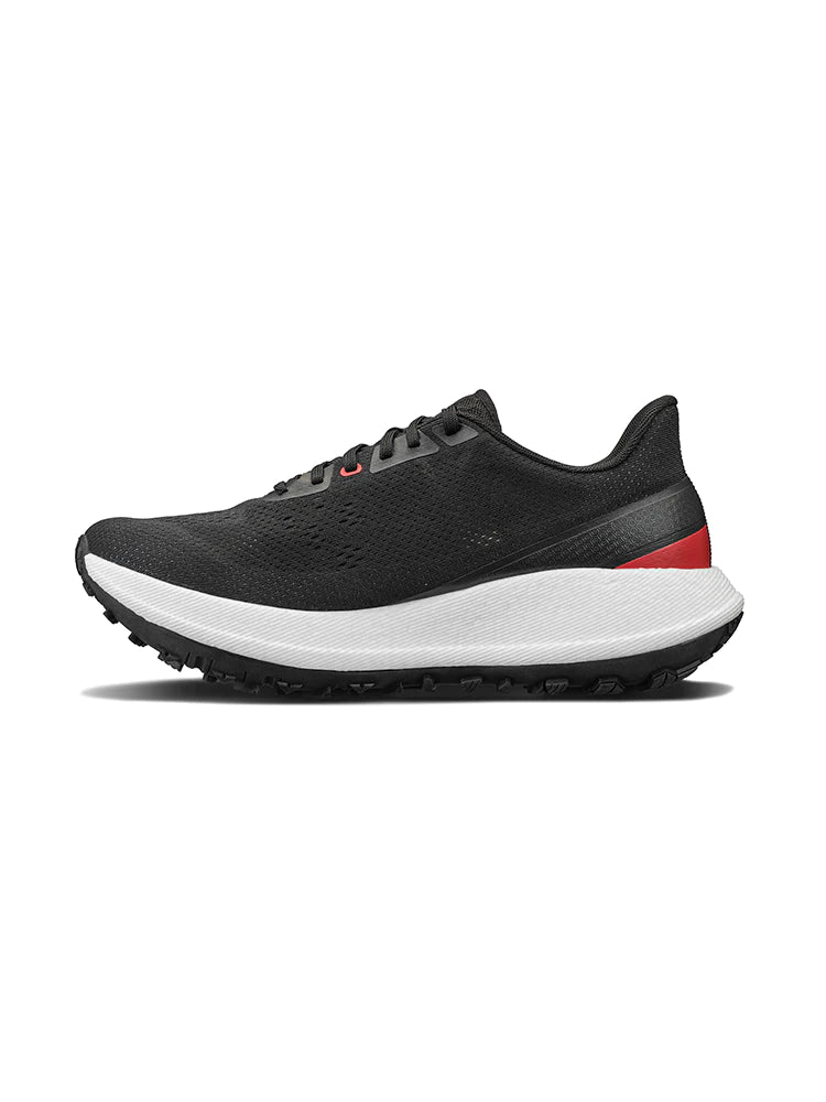 Xplor - Men by Craft in black and red, versatile pro-grade running shoe for trail running and exploration outdoors