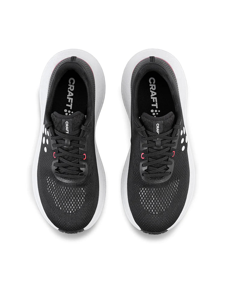 Xplor - Men by Craft in black and white, versatile pro-grade running shoe ideal for trail running and exploration