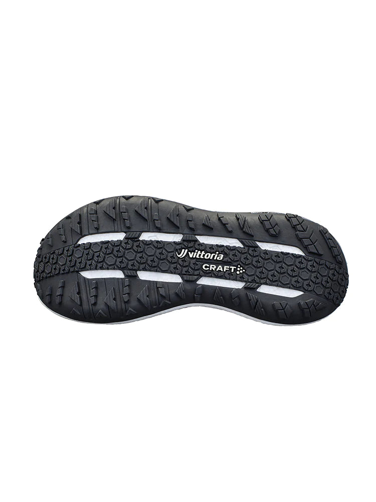 Xplor - Women by Craft in black sole with durable tread designed for versatile trail running and hybrid outdoor use