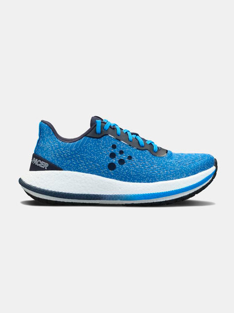 Pacer - Men by Craft in blue and black, lightweight running shoe with Px Foam midsole for stable, smooth, and responsive road running