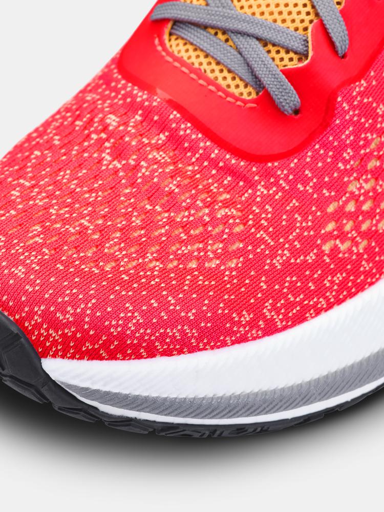 Pacer - Women by Craft in red and orange with soft Px Foam midsole for stable, smooth, responsive running performance outdoors