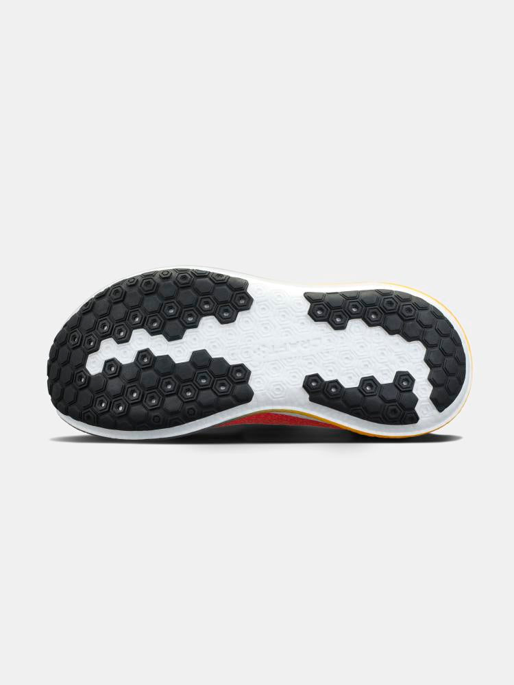 Pacer - Women by Craft in red, black, and white with durable outsole providing stable, smooth, and responsive ride for road running