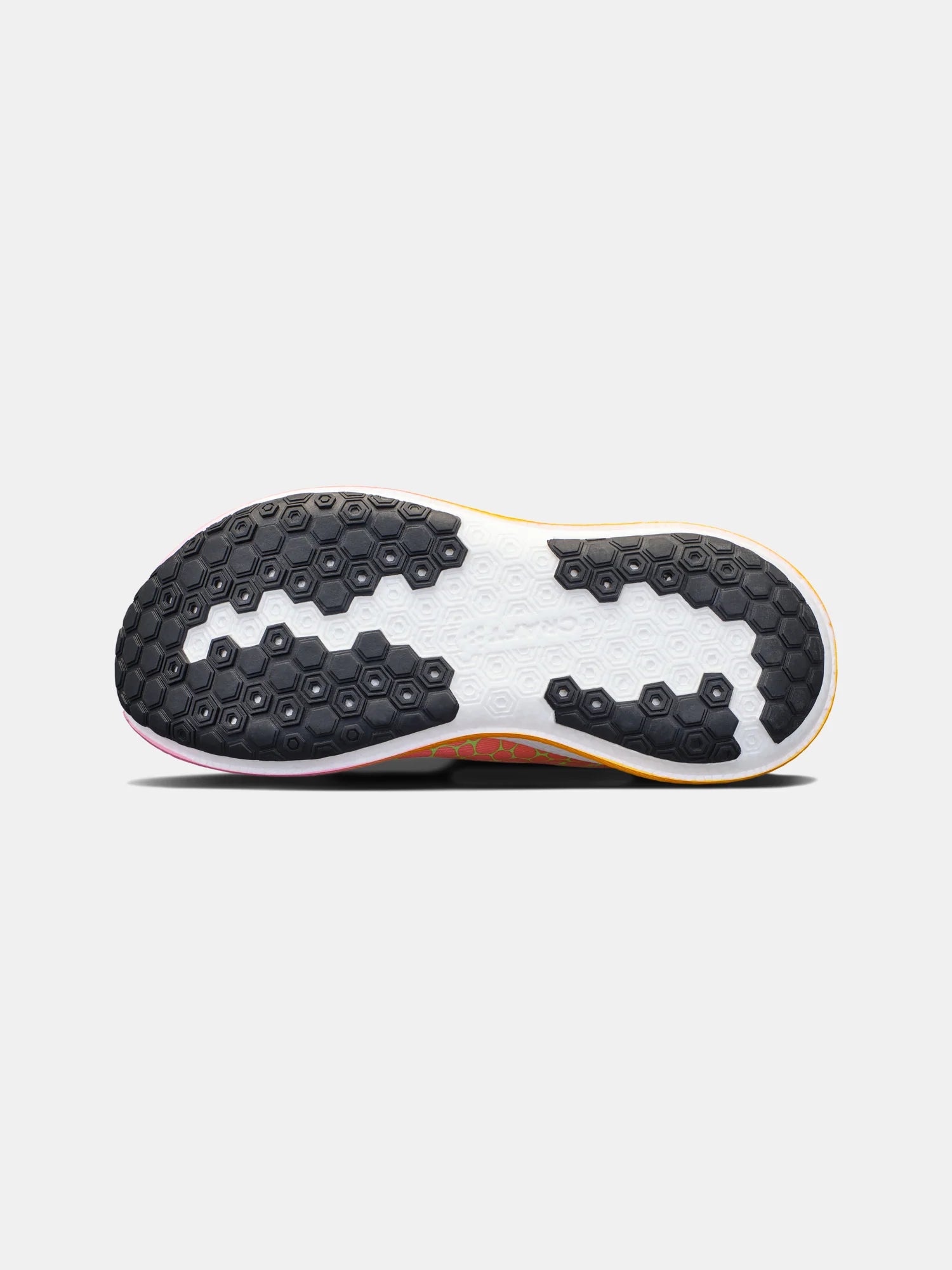 Pacer - Women by Craft in white, black, and pink with Px Foam midsole, lightweight running shoe for smooth, stable, and responsive road performance