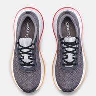Pacer - Women by Craft in grey with orange and pink accents, lightweight running shoe with Px Foam midsole for smooth, responsive ride