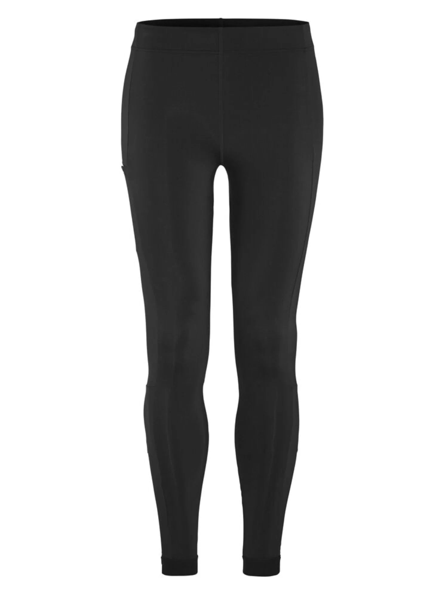 Pro Trail Tights 2 - Men by Craft in black, recycled polyamide running tights with moisture transport, ideal for trail running.