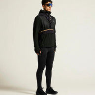 Pro Trail Tights 2 - Men by Craft in black recycled polyamide, moisture-wicking running tights ideal for trail running.